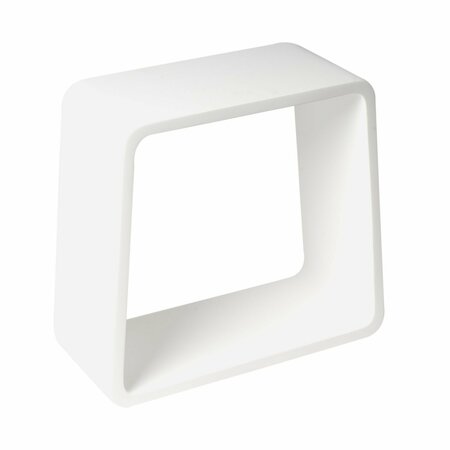 ALFI BRAND White Matte Solid Surface Resin Bathroom / Shower Stool ABST55